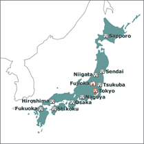 Map Japan